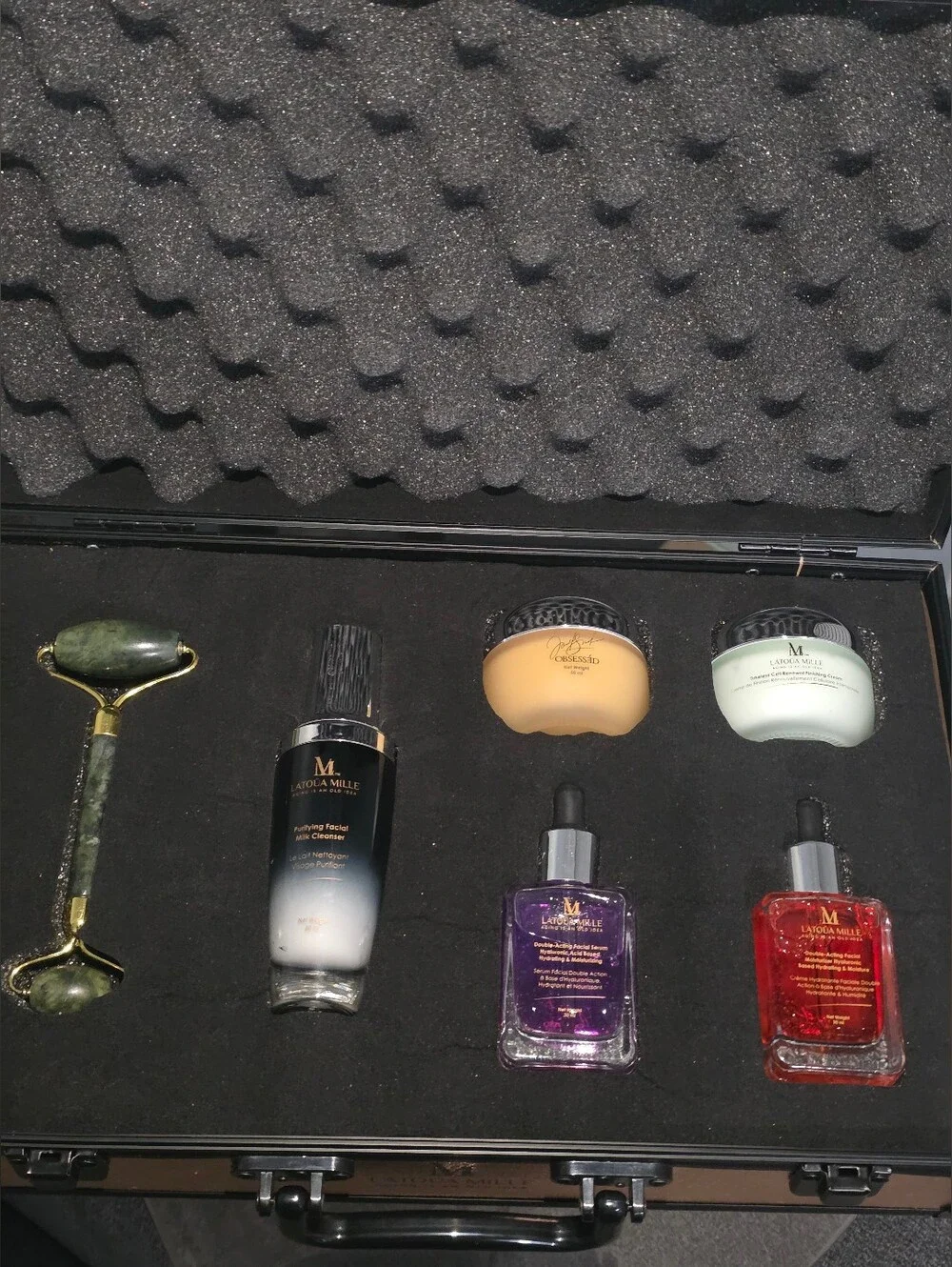 Latoua Mille Hyaluronic Acid Collection 6-Piece Skincare Case Set MSRP $6800
